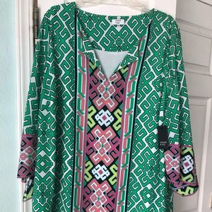 Crown & Ivy size 20 long sleeve shift